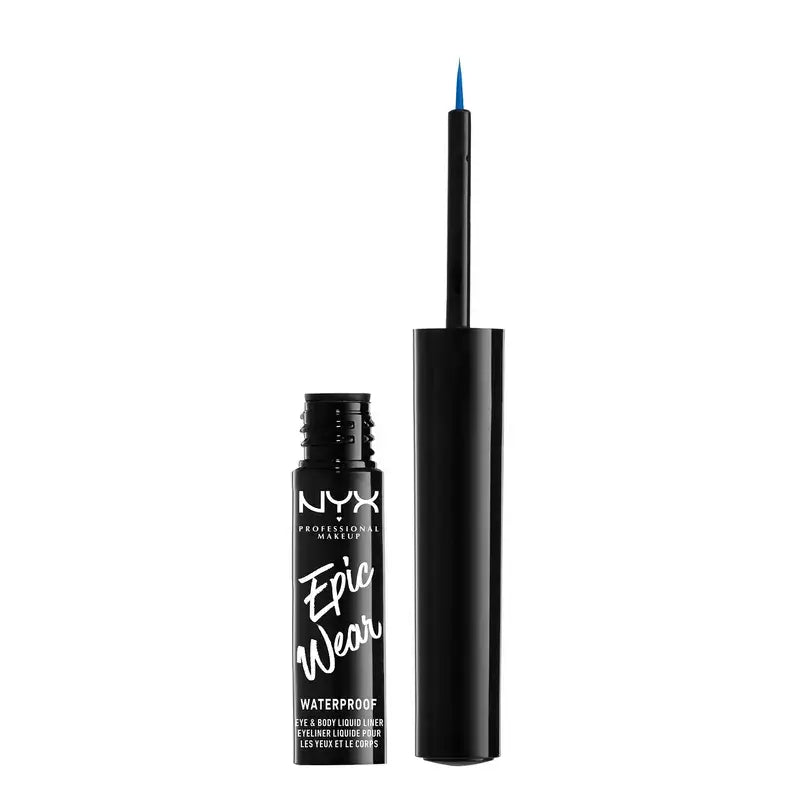 Nyx Eyeliner Liquid Eyeliner Epic Wear Shade Sapphire Blue, 3,5 Ml , 3,5 ml