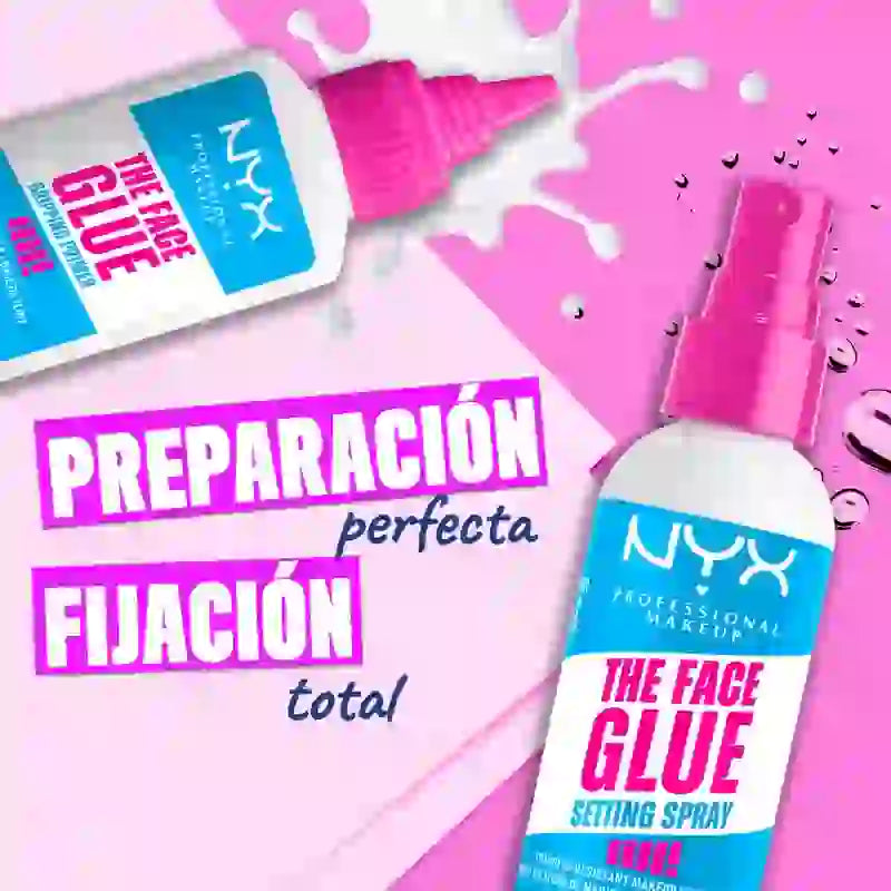 Nyx Face Glue Setting Spray, Long Lasting Resistant Setting Spray , 60 ml
