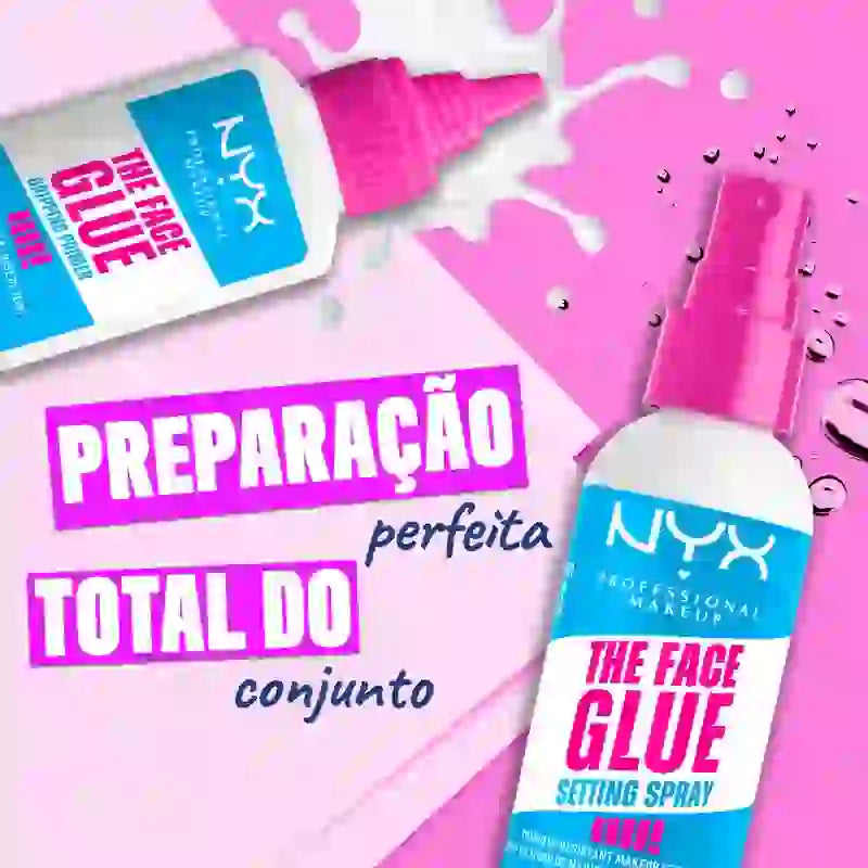 Nyx Face Glue Setting Spray, Long Lasting Resistant Setting Spray , 60 ml