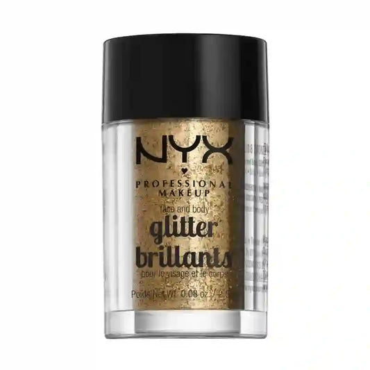 Nyx Face & Body Glitter Face & Body Glitter Bronze Shade , 2,5 grams