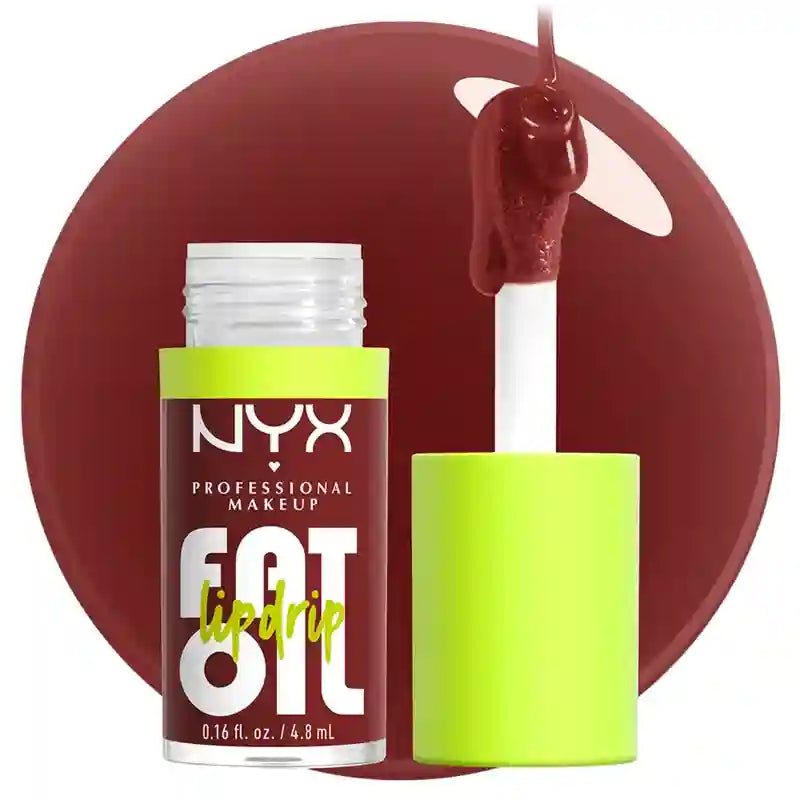 Nyx Fat Oil Lip Drip Lip Oil, Shade Inside Scoop , 4.8 ml