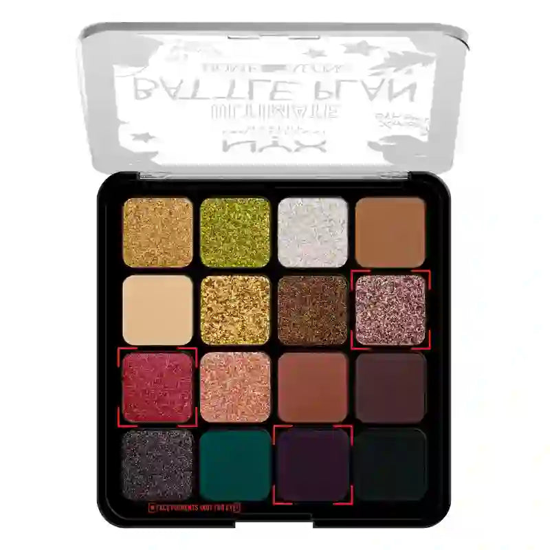 Nyx Home Alone Ultimate Shadow Palette - Ultimate Battle , 1 pcs.