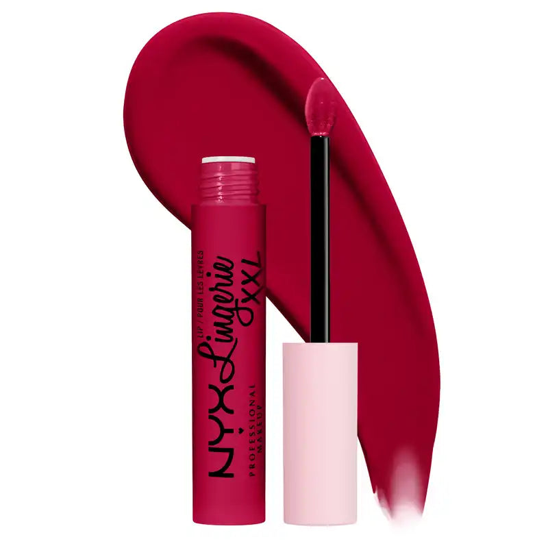 Nyx Liquid Lipstick Lip Lingerei Xxl Long Wear 100% Matte Coverage 16H . Shade Strip N Tease , 4 ml