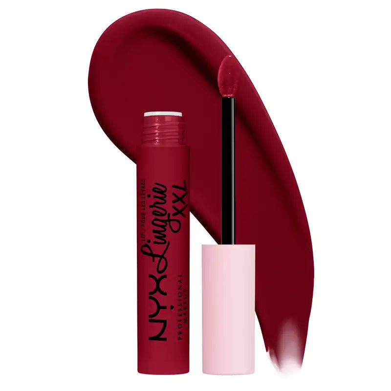 Nyx Liquid Lipstick Lip Lingerei Xxl Long Wear 100% Matte Coverage 16H . Shade Strip N Tease , 4 ml