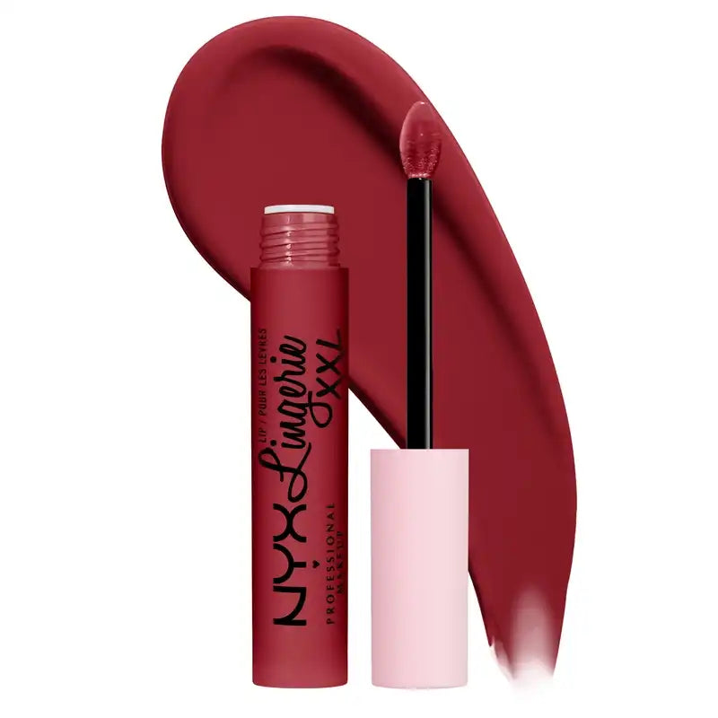 Nyx Liquid Lipstick Lip Lingerei Xxl Long Lasting, Matte 16H . Shade Its Hotter , 4 ml
