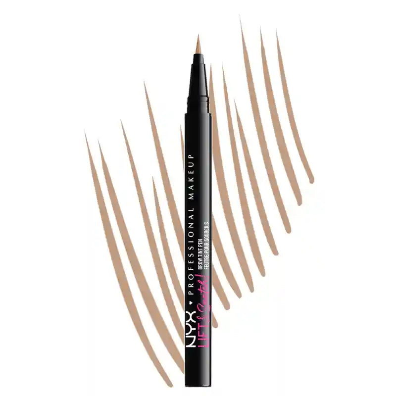 Nyx Long Lasting Eyebrow Pencil 16 Hours Lift & Snatch! Brow Tint Pen, Shade Taupe , 1 ml