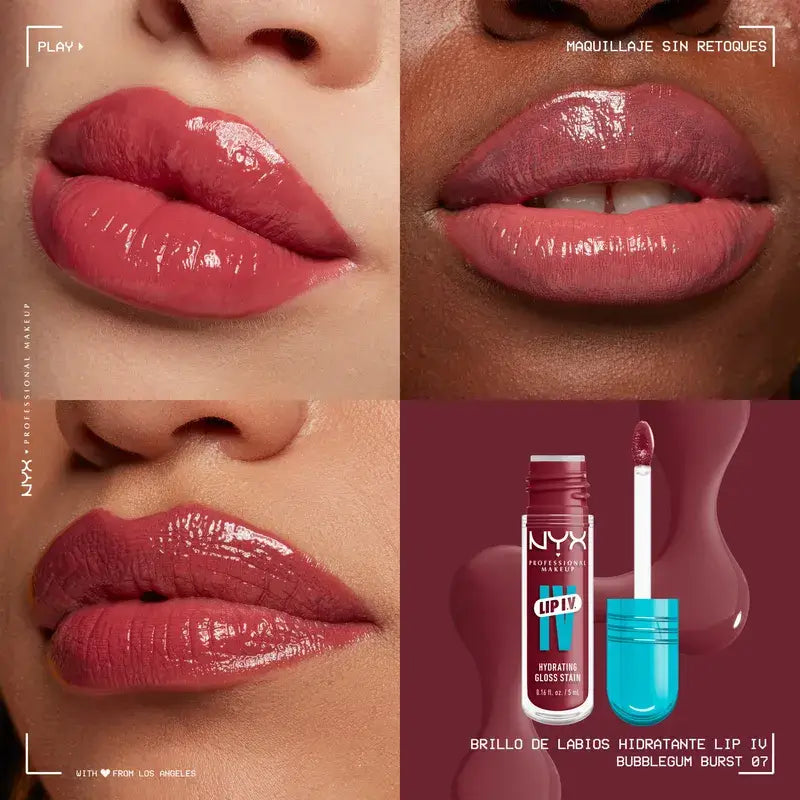 Nyx Lip Iv Lip Colour Bubble Gum Burst Shade 07 , 5 ml