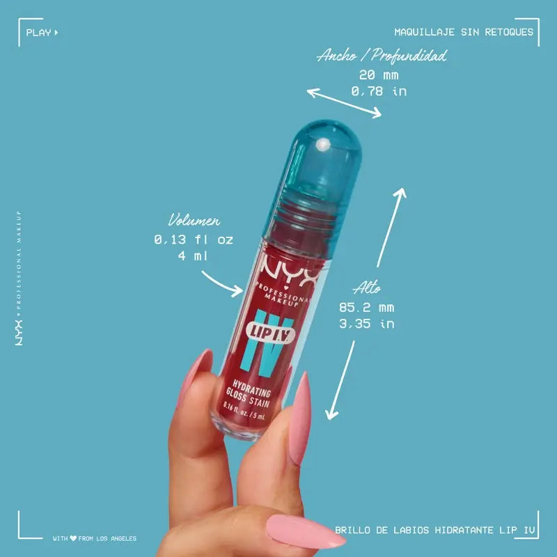 Nyx Lip Iv Lip Colour Bubble Gum Burst Shade 07 , 5 ml
