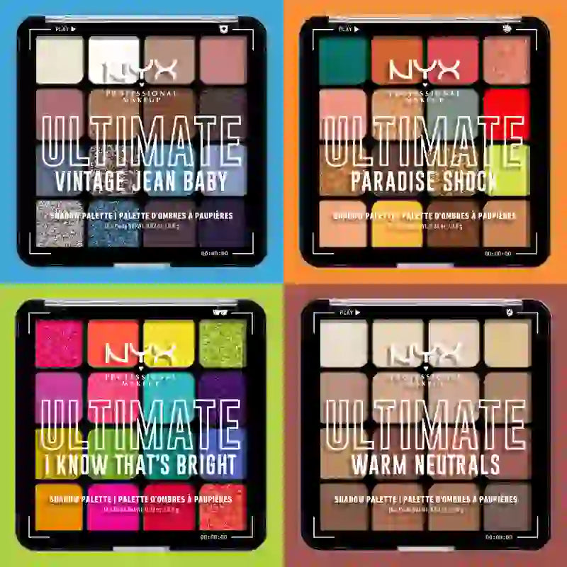 Nyx Ultimate Shadow Palette I Know That'S Bright , 1 pcs.