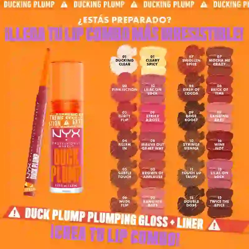 Nyx Duck Plump Volumising Lip Liner, Lip Liner, Flirty Flip 03 , 0,33 grams