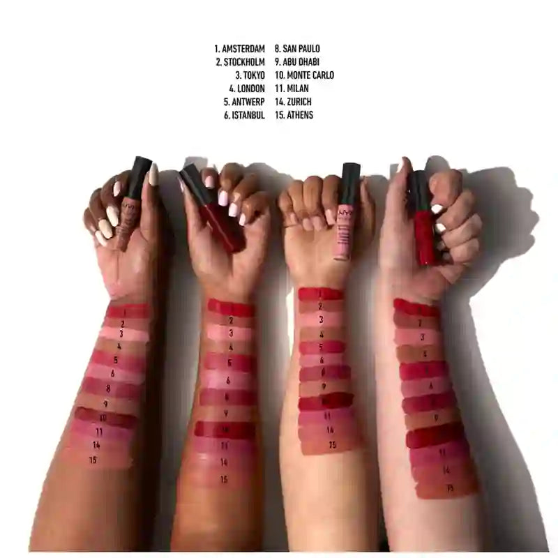 Nyx Creamy Lipstick Soft Matte Lip Cream. Shade Amsterdam 01 , 8 ml