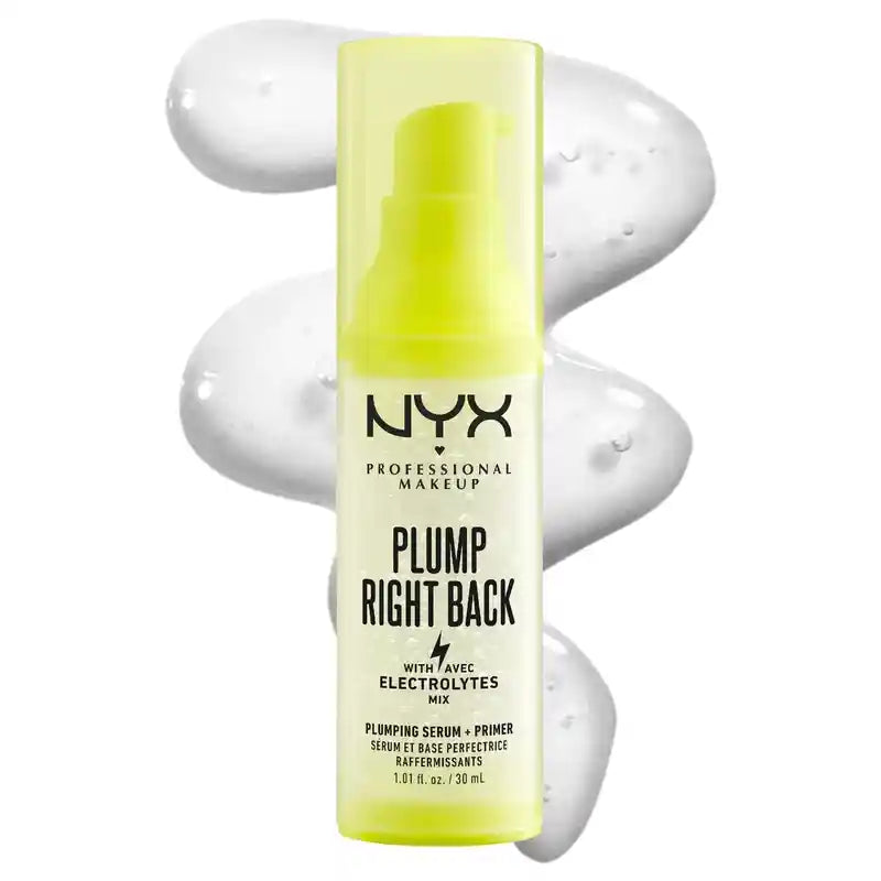 Nyx Plump Right Back Primer & Serum. Hyaluronic Acid. Multiple Vitamins, 30 ml