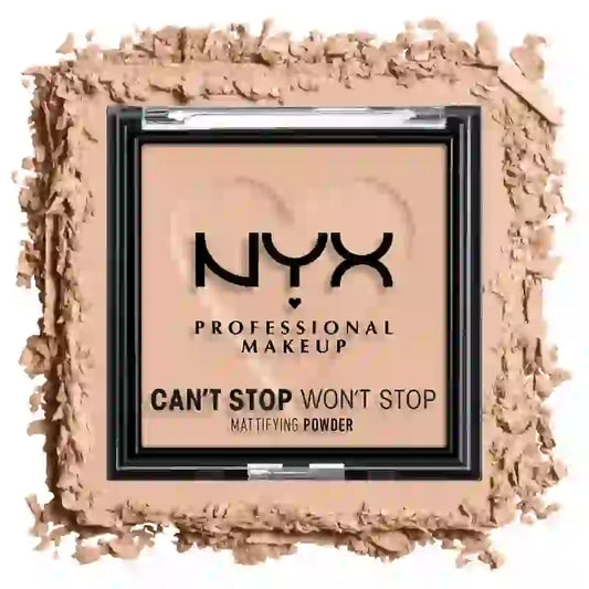 Nyx Professional Mattifying Powder Can'T Stop Won'T Stop. , 6 gr