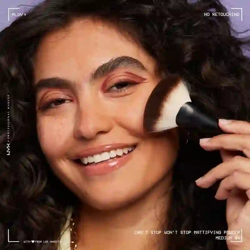 Nyx Professional Mattifying Powder Can'T Stop Won'T Stop. , 6 gr