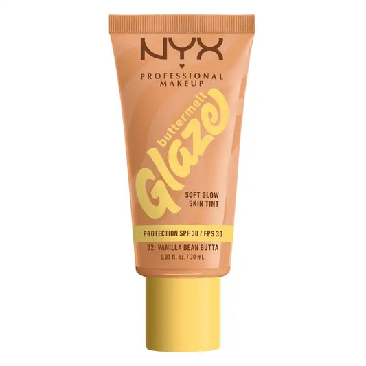 Nyx Skin Tint Buttermelt Glaze Soft Glow + Protection Spf/Fps 30 , 30 ml