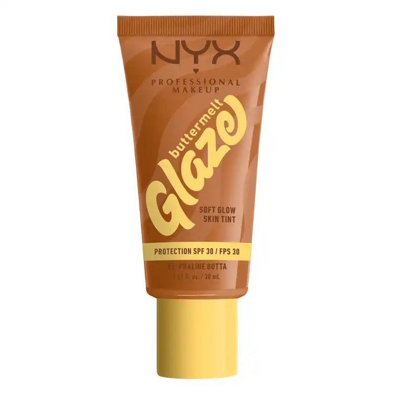 Nyx Skin Tint Buttermelt Glaze Soft Glow + Protection Spf/Fps 30 , 30 ml