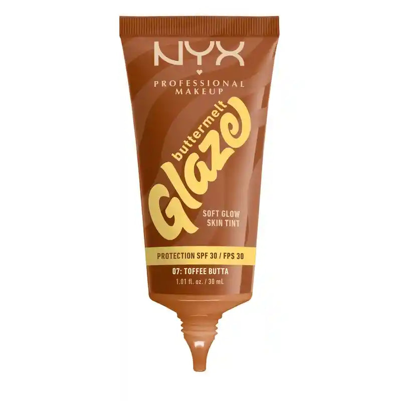 Nyx Skin Tint Buttermelt Glaze Soft Glow + Protection Spf/Fps 30 , 30 ml