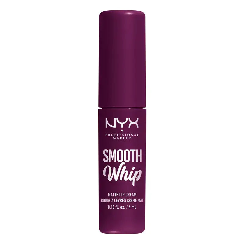 Nyx Smooth Whip Matte Lip Cream, Creamy Liquid Lipstick, Matte, Shade Berry Bed Sheets , 4 ml