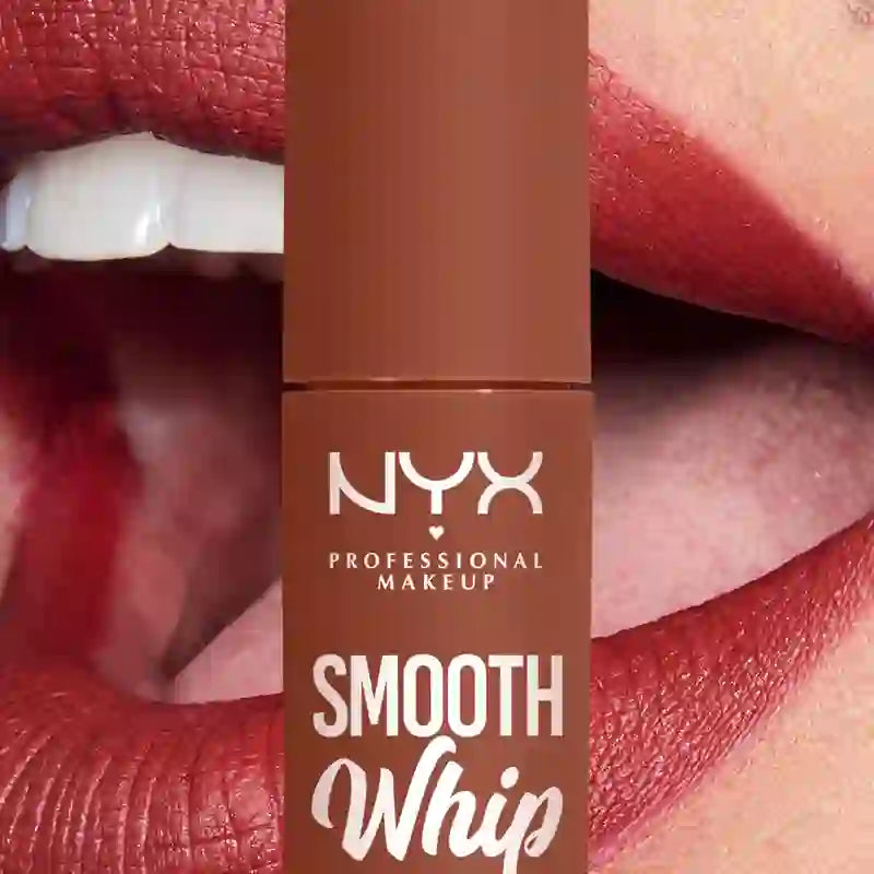 Nyx Smooth Whip Matte Lip Cream, Creamy Liquid Lipstick, Matte, Faux Fur Shade , 4 ml