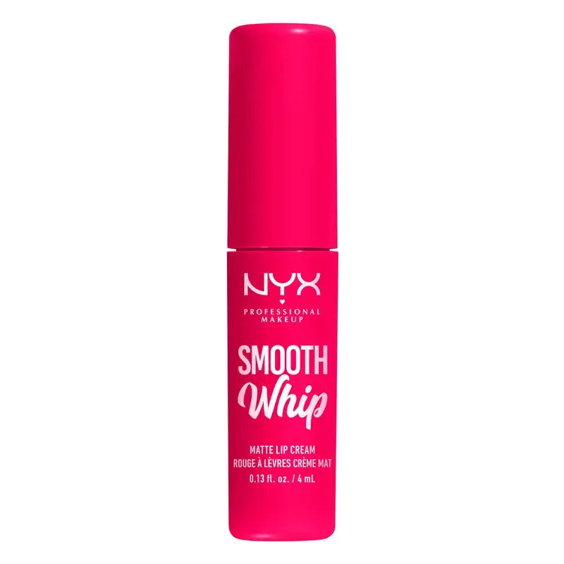 Nyx Smooth Whip Matte Lip Cream, Creamy Liquid Lipstick, Matte, Shade Pillow Fight , 4 ml
