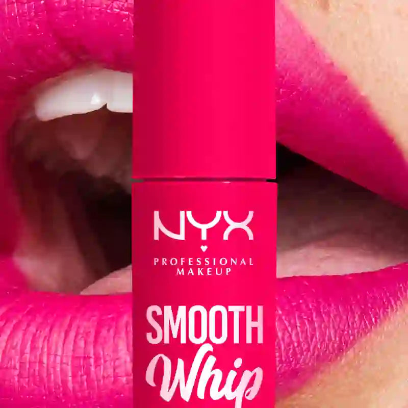Nyx Smooth Whip Matte Lip Cream, Creamy Liquid Lipstick, Matte, Shade Pillow Fight , 4 ml
