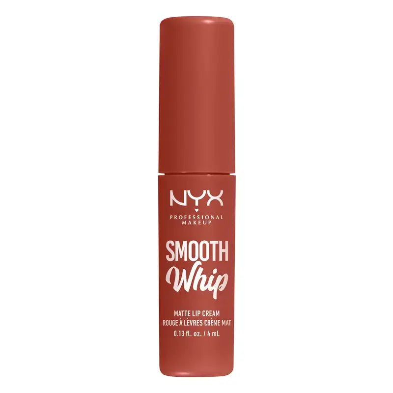 Nyx Smooth Whip Matte Lip Cream, Creamy Liquid Lipstick, Matte, Shade Pushin , 4 ml