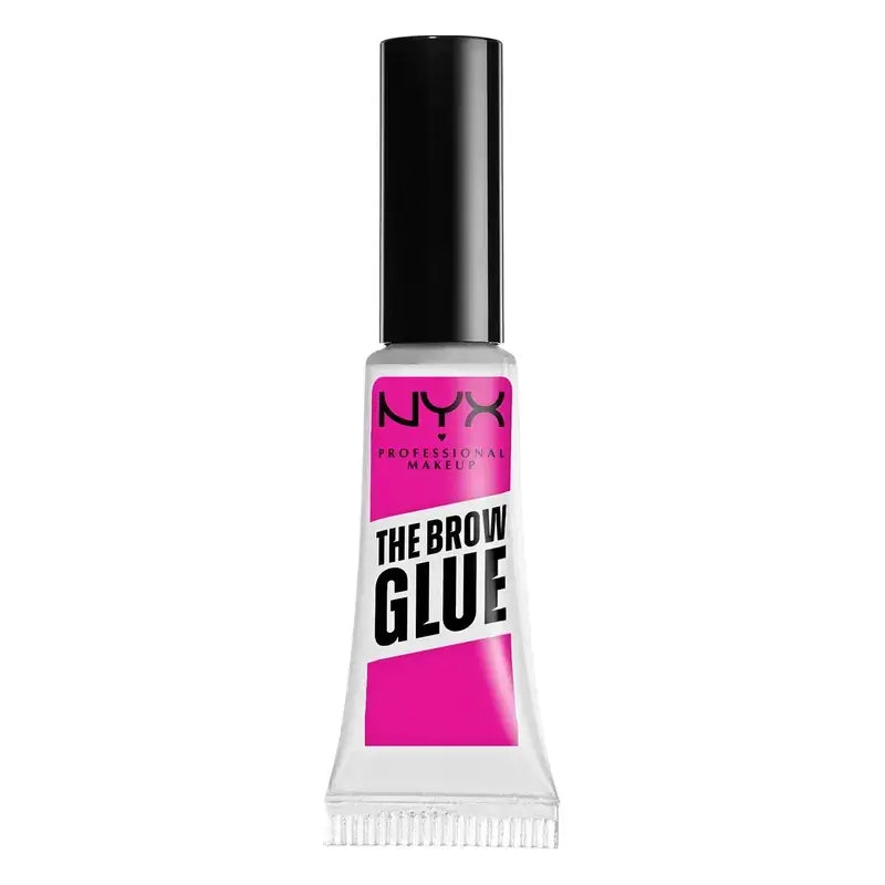 Nyx The Brow Glue, Brow Glue Gel, Long Lasting, Shade 01 Transparent. , 5 g