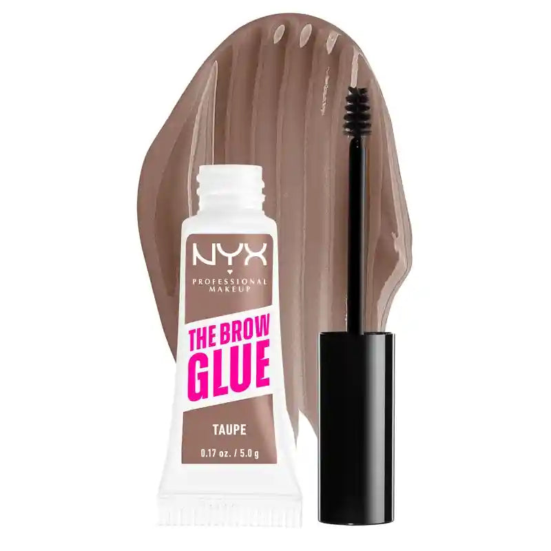 Nyx The Brow Glue, Long Lasting Brow Gel, Shade Taupe 02 , 5 g