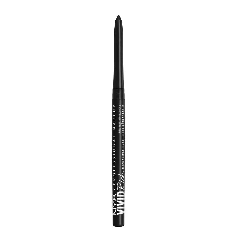 Nyx Vivid Rich Mechanical Mechanical Pencil Retractable Eyeliner Shade 01 , 0,28 gr