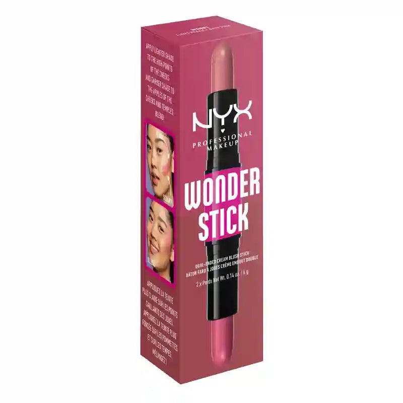 Nyx Wonder Stick Peach. Cream Blush. Shade 01 Light Peach N Baby Pink , 1 units