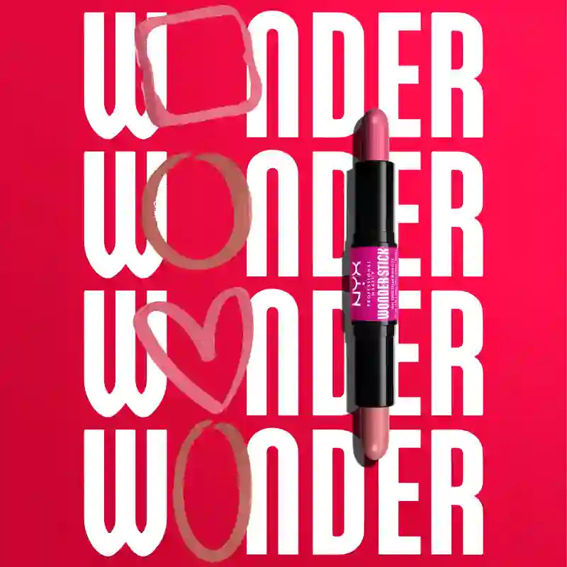 Nyx Wonder Stick Peach. Cream Blush. Shade 01 Light Peach N Baby Pink , 1 units