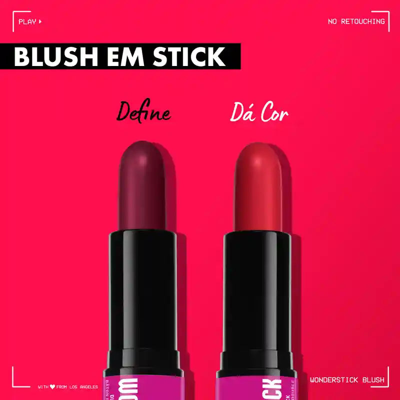 Nyx Wonder Stick Peach. Cream Blush. Shade 01 Light Peach N Baby Pink , 1 units