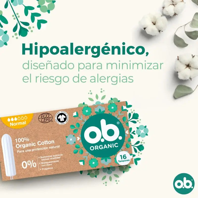 Ob Tampon Digital Organic Normal, 16 pcs.