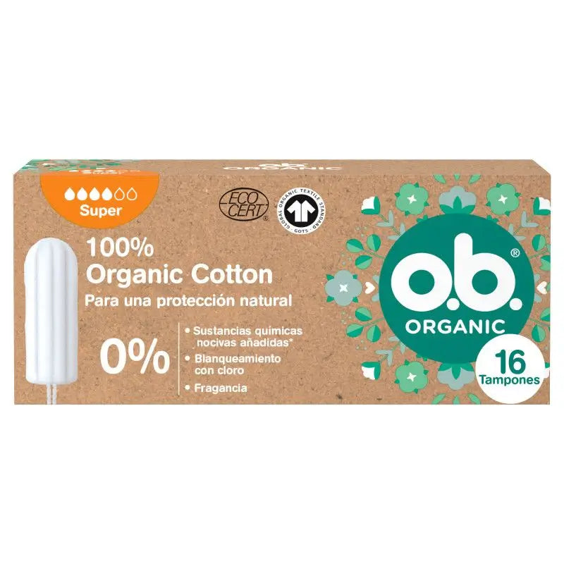 Ob Tampon Digital Organic Super, 16 pcs.