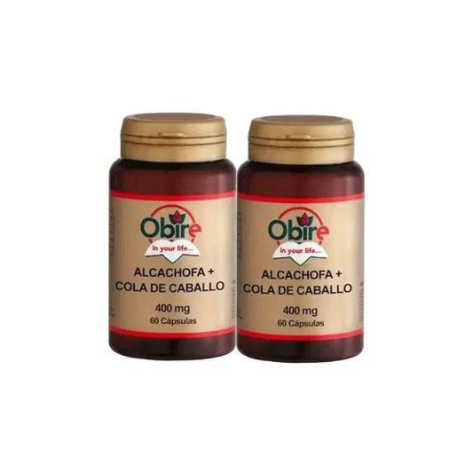 Obire Artichoke + Horsetail, Pack of 2 x 60 capsules