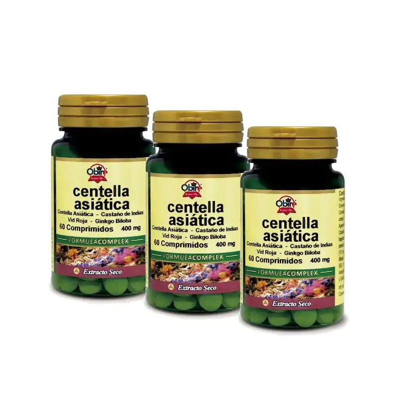 Obire Centella Asiatica Complex, Pack of 3 x 60 tablets