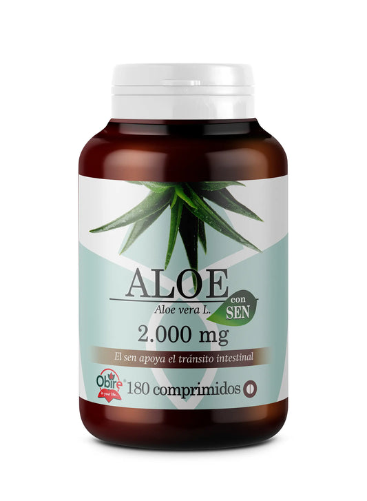 Obire Large Format Aloe Vera 2000 Mg, 180 tablets