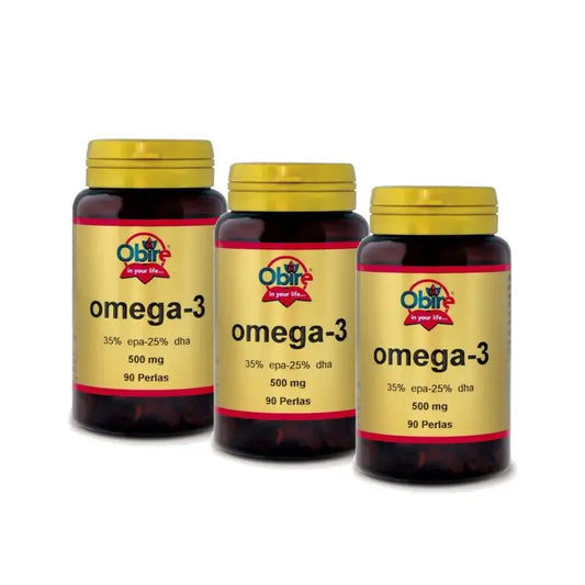 Obire Omega-3, Pack of 3 x 90 capsules