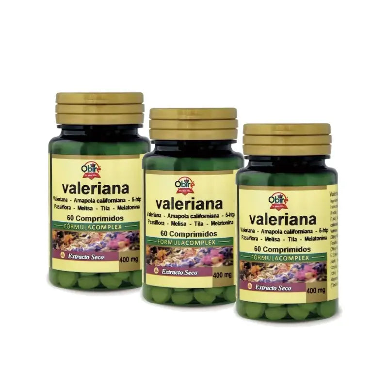 Obire Valeriana Complex, Pack of 3 x 60 tablets
