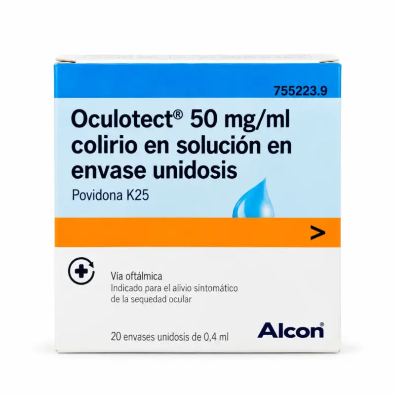 Oculotect 50 mg/ml Eye Drops Solution, 20 Single Doses