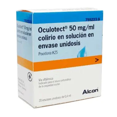 Oculotect 50 mg/ml Eye Drops Solution, 20 Single Doses
