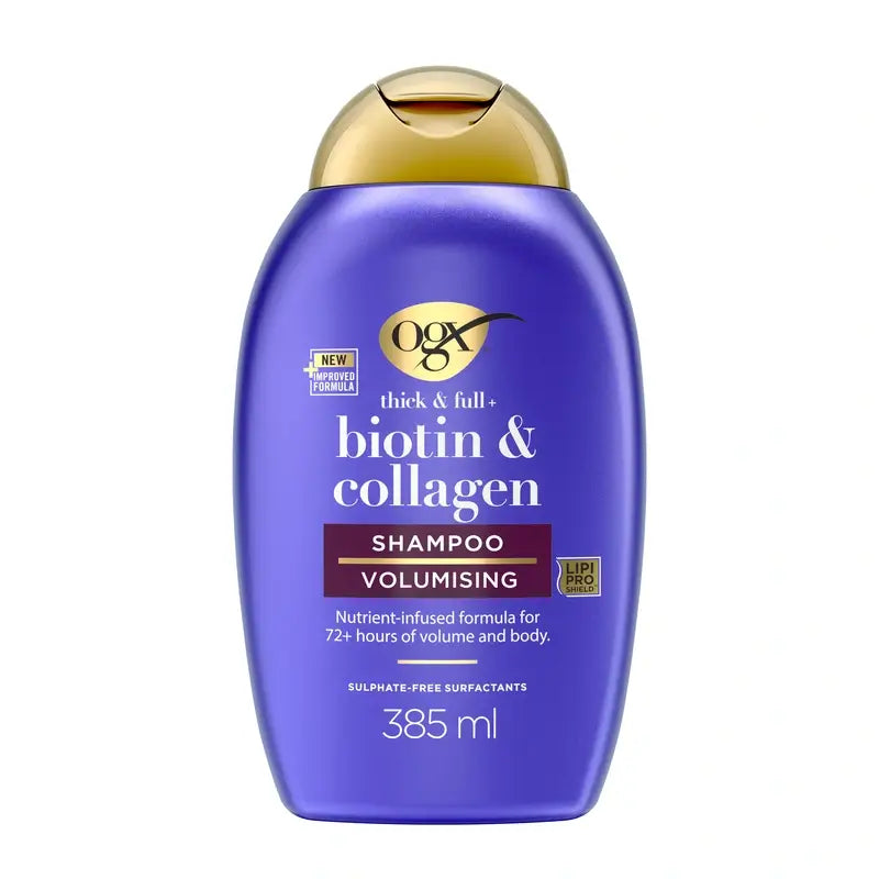 OGX Biotin & Collagen Shampoo, Fine Hair, 385 ml