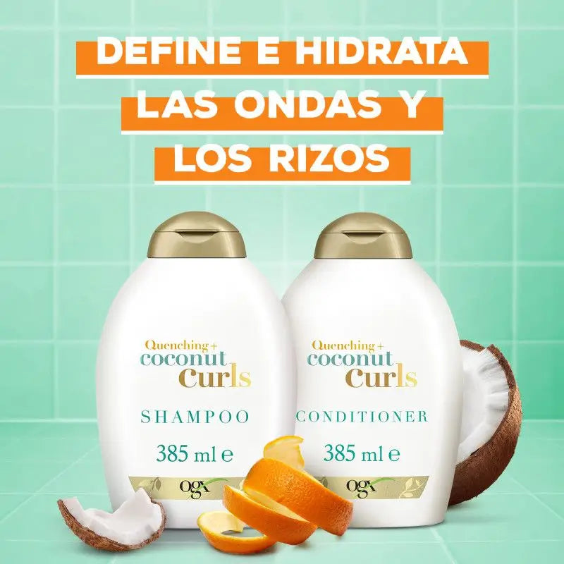 Ogx Coconut Shampoo Curly Hair, 385 ml