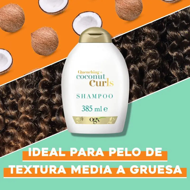 Ogx Coconut Shampoo Curly Hair, 385 ml