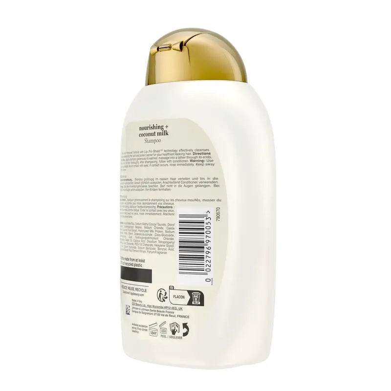 OGX Coconut Milk Shampoo, Dry Hair, 385 ml