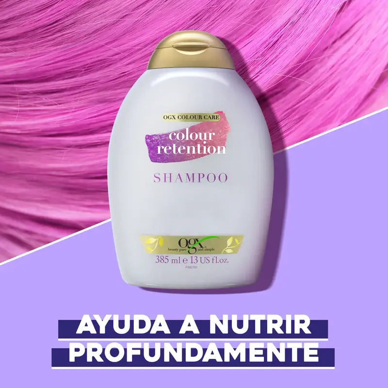 Ogx Colour Retention Shampoo, 385 ml