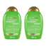 Ogx Ttx-Teatree Mint Extra, Pack 2 x 385 ml