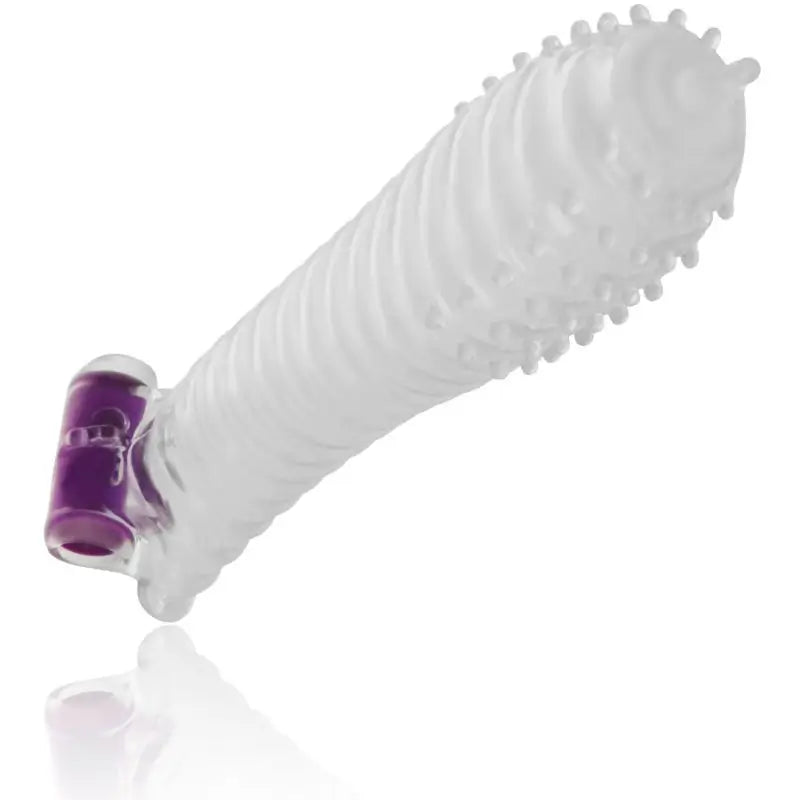 Ohmama For Him Textured Penis Sleeve with Vibrating Bullet