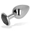 Ohmama Anal Plug With Black Crystal 8 Cm