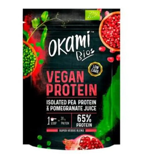 Okami Bio Pea Protein-Pomegranate Juice 500G Bio Sg Ve